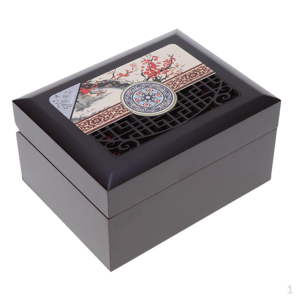 Jewelry Keepsake Storage Box Wooden Organizer Case