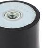 M4 M5 M6 M8 Female Thread Rubber Shock Absorber Anti Vibration Pad Damper-Metal Silentblock Type Dd Rubber Mount Flat Base Block