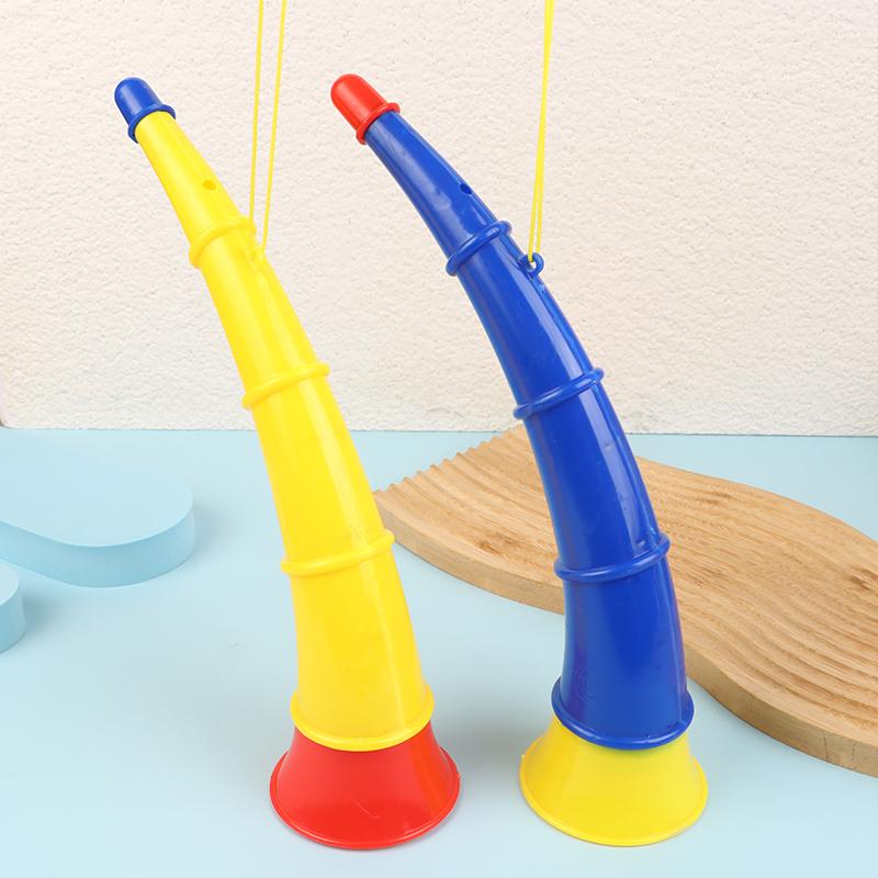 2Pcs Plastic Handheld Air Cheering Horn Football Party Carnival Sports Games Cheering Horn Noise Makers