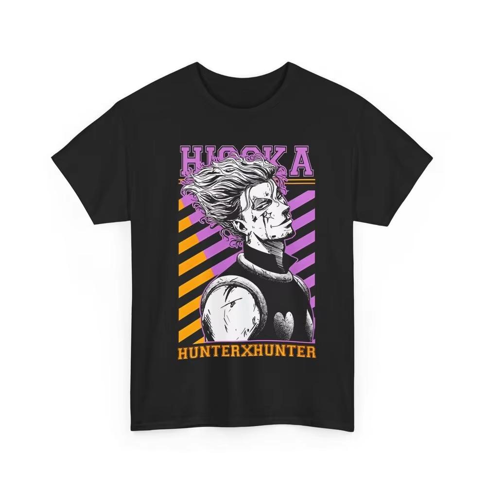 Koszulka z nadrukiem Hisoki z anime Hunter X Hunter, męska i damska, męska koszulka sportowa, męska koszulka, nowa kolekcj