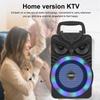 5.1 Bluetooth HiFi Speaker 1200mAh Portable Wireless Loudspeaker RGB Flash Lights Mobile Stand Outdoor Music Player for Camping