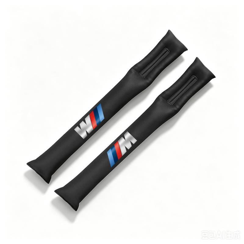2Pcs Car Seat Gap Filler Strip Soft Pads Leather For BMW E46 E90 E60 F30 F10 E39 E36 F20 G20 G30 E92 E87 E91 X5 E70 F11 E30 F31 VM4