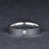 Luxury CZ Crystal Rhinestone Finger Ring 316L Stainless Steel Wedding Rings For Women Female Engagement Jewelry R17153