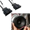 Car Front Tweeter Speaker Wiring Harness for Passat Seat Scirocco,Auto Speaker Replacement Adapter Connector Car Accessories