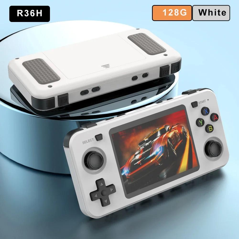 R36H Retro Handheld Console Open-Source Linux System Game Consoles 3.5 Inch IPS Screen Portable Video Player For Children's Gift