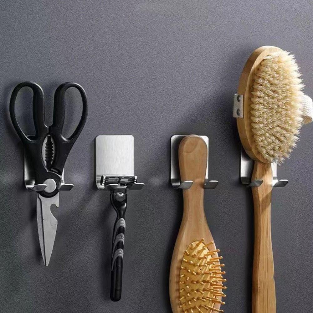 

Свободный перфоратор для бритвы Стойка для бритвы из нержавеющей стали Стойка для бритвы Стеллаж для хранения бритвы Ванная комната