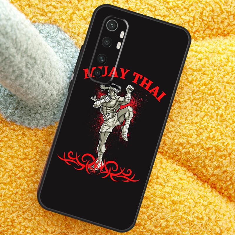 Muay Thai Fight Boxing Case For Xiaomi 13T 14T 15T Pro 14 15 Ultra 17 Pro Max Cover For POCO F7 X7 Pro F5 F6 X5 X6