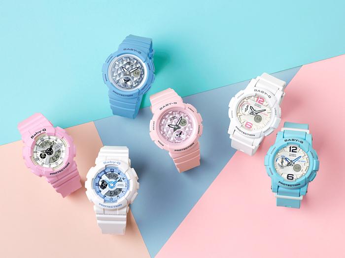 Casio Baby-G Women's Resin 100M Water Resistant Analog Shock Resistant Quartz Watch BA-110BE-4A