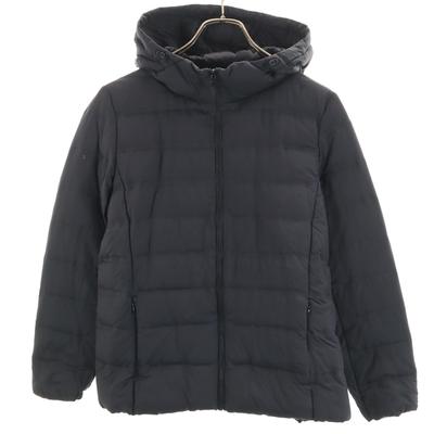 Ultralight Seamless Down Parka M Black With Storage Bag Women Used