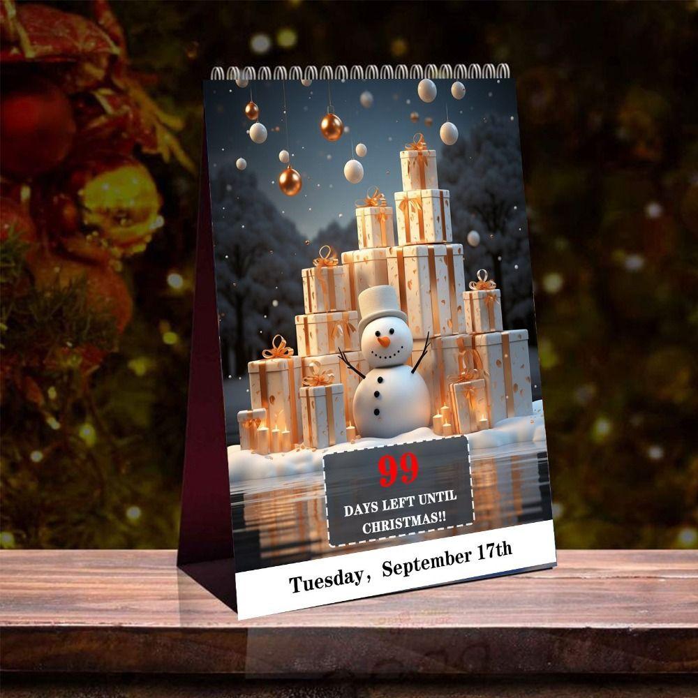 100 Day Tear Off Countdown Calendar Creative Christmas Countdown Calendar  Home Decor
