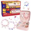 CORPER TOYS Making Toy Accessory Kit with and Silicone Rubber Beads for and Includes Jewelry DIY Craft Perfect As a Christmas Gift 141-Piece Beads,