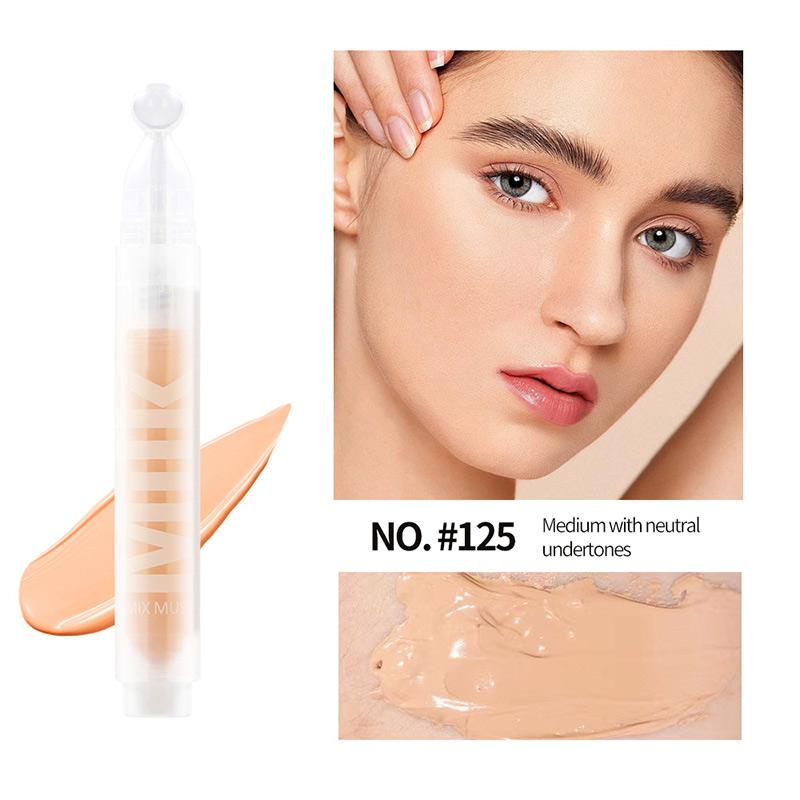 Milch Flüssig Concealer BB Cream Schatten Konturierungscreme Abdeckung Dunkle Ringe Akne Concealer Stift Kontur Aufhellende Basis Make-up