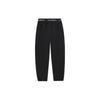 Li-Ning Anti-Five Series Letter Print Comfortable Mid-Waist Casual Pants Women Bottoms Black AKXS406-2