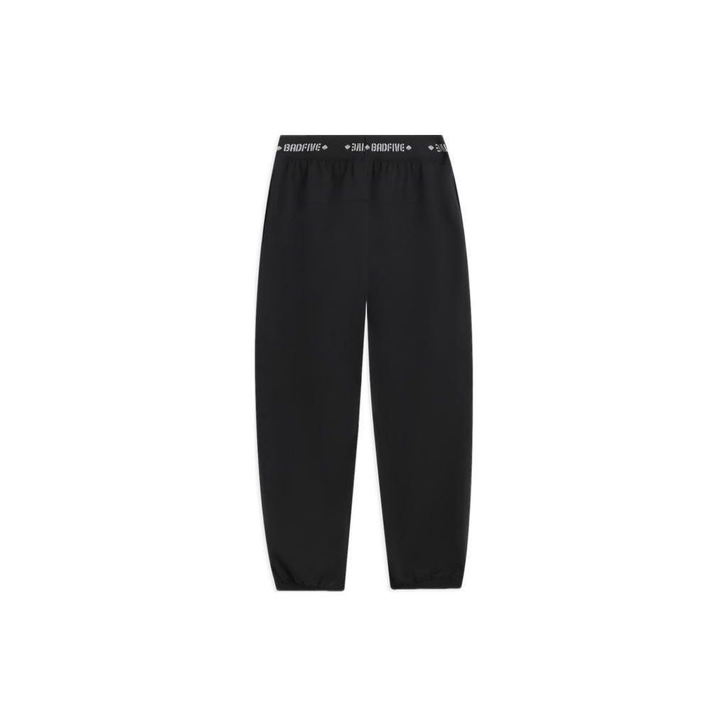 Li-Ning Anti-Five Series Letter Print Comfortable Mid-Waist Casual Pants Women Bottoms Black AKXS406-2