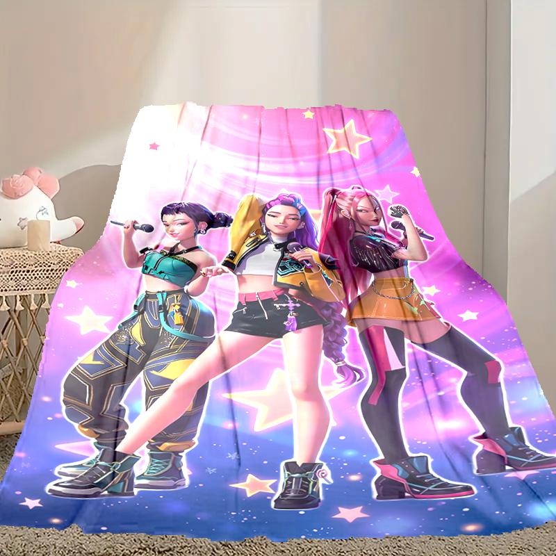 [Coperta Cacciatori di Demoni Kpop] Coperta Creativa per Donne Uomini Famiglia Amico per Compleanno Festa della Mamma Festa del Papà San Valentino