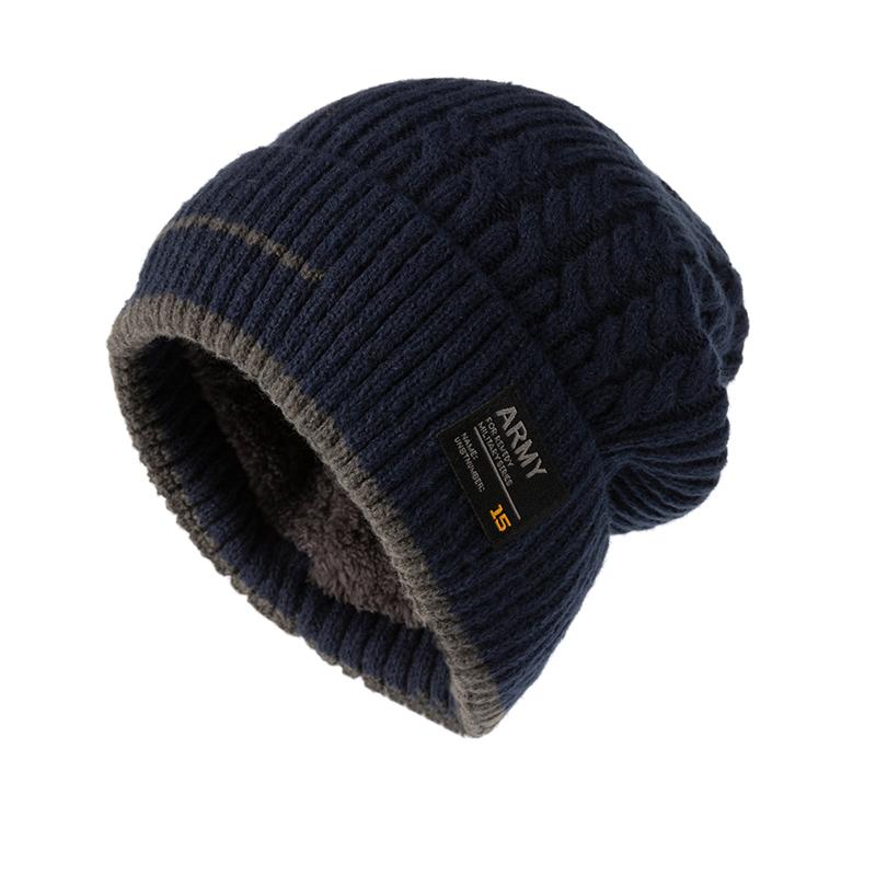 Winter Beanie Hat For Men Knitted Hat Winter Cap Beanie Women Thick Bonnet Hats Skullies