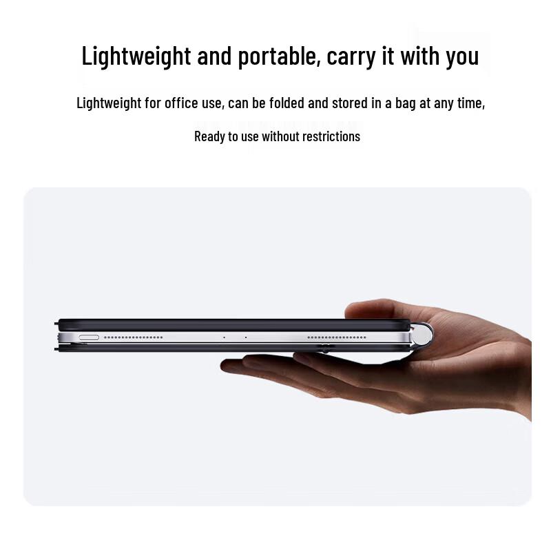 AUSDOM Magkey 12.9 Magnetische Tastaturhülle für iPad Pro/Air 13 Zoll