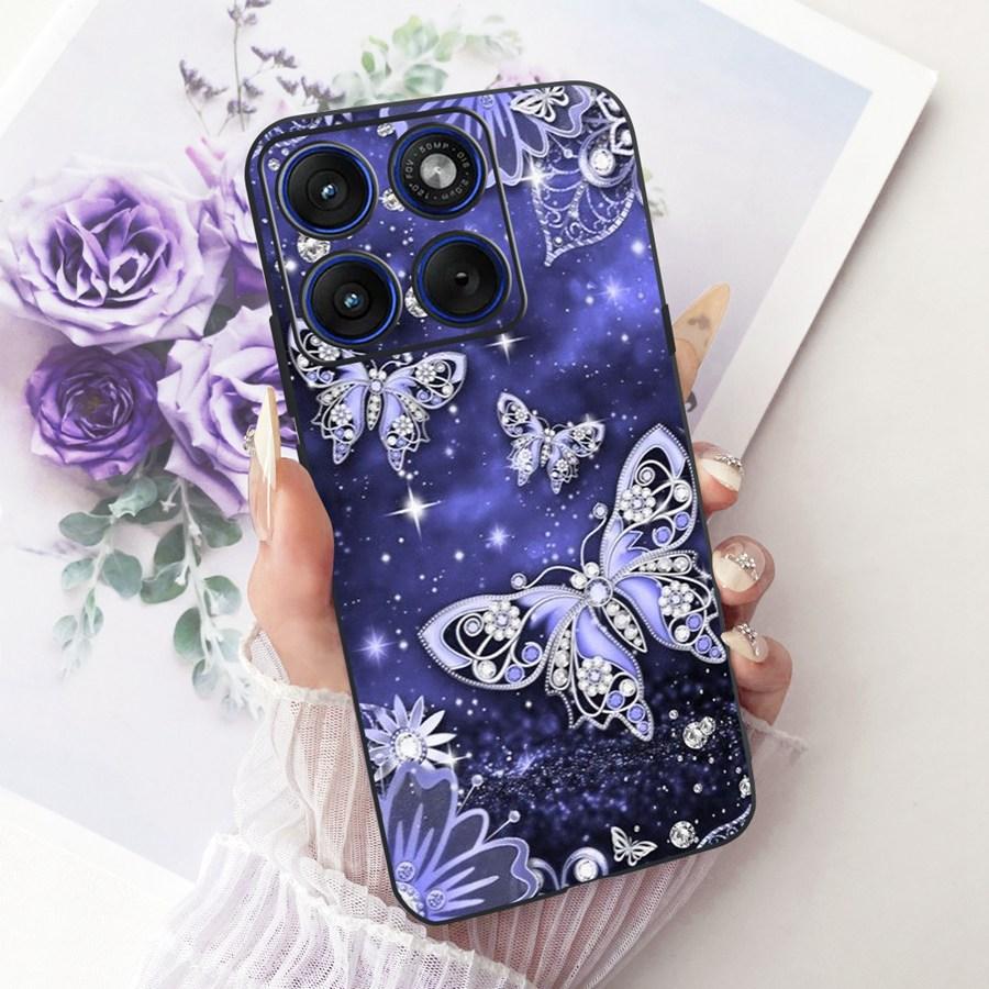For Motorola Edge 70 / Moto X70 Air Back Cover for Moto Edge70 X 70Air Case TPU Soft Silicone Cute Cat Printed Phone Case Cover