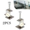 2pcs Tile Height Regulator Adjustable Wall Tile Locator Lifter Leveler Metal Tile Leveling Tool For DIY Projects Tile Laying