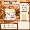 Beeswax Coated Sourdough Bread Bags Reusable Food Storage Bags New Beeswax Bread Bags  Homemade
