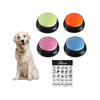 (bianca)10 Colori Pulsante Registrazione Vocale Pulsanti per Cani 30 Secondi Registrabili Set Pulsanti Parlanti per Cani Pulsanti di Comunicazione per Cani Addestramento Cane Animale Domestico
