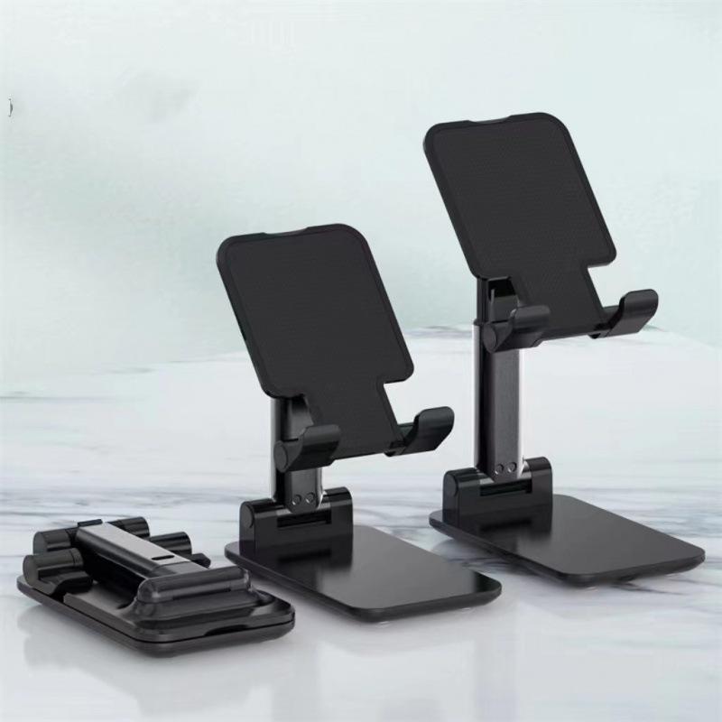 Foldable and Retractable Portable Phone Holder, Live Streaming Stand Portable Non-slip Adjustable Phone Holder for Desk