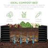 6x3x2ft Outdoor Metal Raised Garden Bed Deep Root Box Planter for Vegetables Flowers Herbs 269 Gallon Ccity 100 Non Toxic Mater