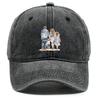 Family Members Print Adjustable Baseball Hat, Trucker Hat Simple Unisex Curved Brim Leisure Snapback Baseball Cap