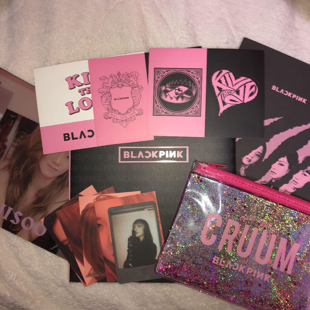 

[USED] Blackpink photobook, trading card, file pouch