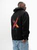 Herren Oversize Hoodie Black Point X Vice M