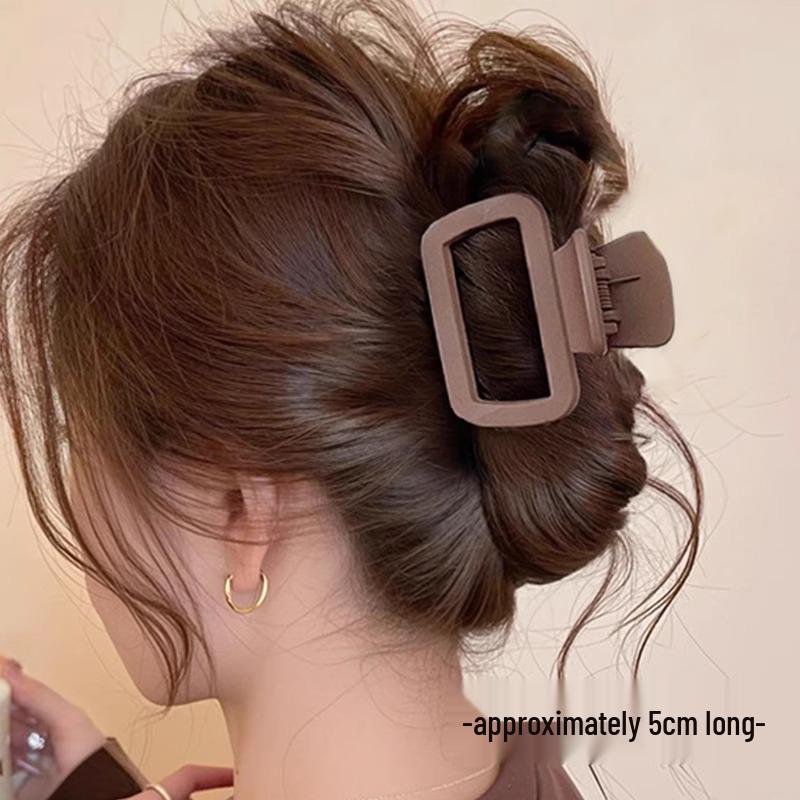 Elegant French Retro Small Shark Hair Clip for Thin Hair