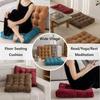 Floor Pillow Square Floor Seating Pillow Cushion Meditation Yoga Seat Kneeling Pillows Thick Tufted Cushions Mat Pad Balcony