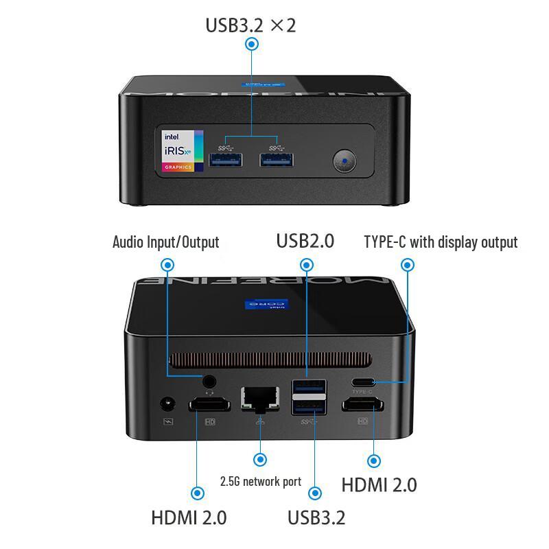 MOREFINE M9PRO NUC Mini PC (CN Version)
