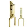 One-hand Operation Portable Immediate-locking Lock Sturdy Durable Automatic Spring Lock  Gate Lock