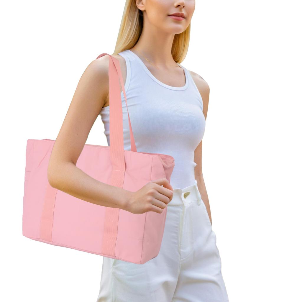 Portable Yoga Fitness Bag Women'S Sports Leisure Travel Large Capacity Shoulder Bag Can Print Tote Bag
