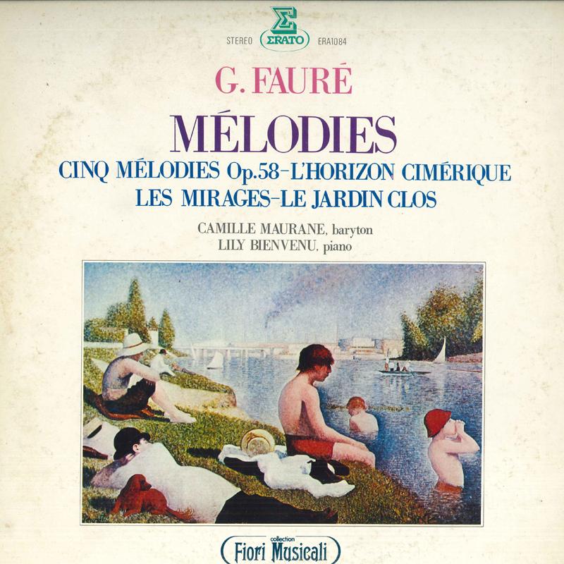 

LP Record - Faure: Song collection ERA1084 ERATO 1976 Japan Classical Used