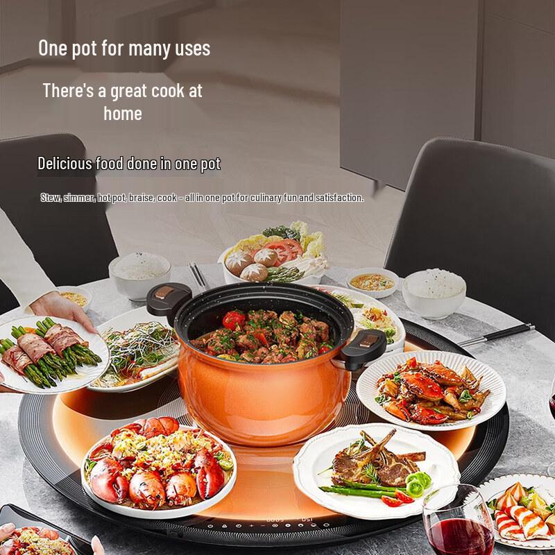 AUX 5L Pressure Soup Pot 24cm