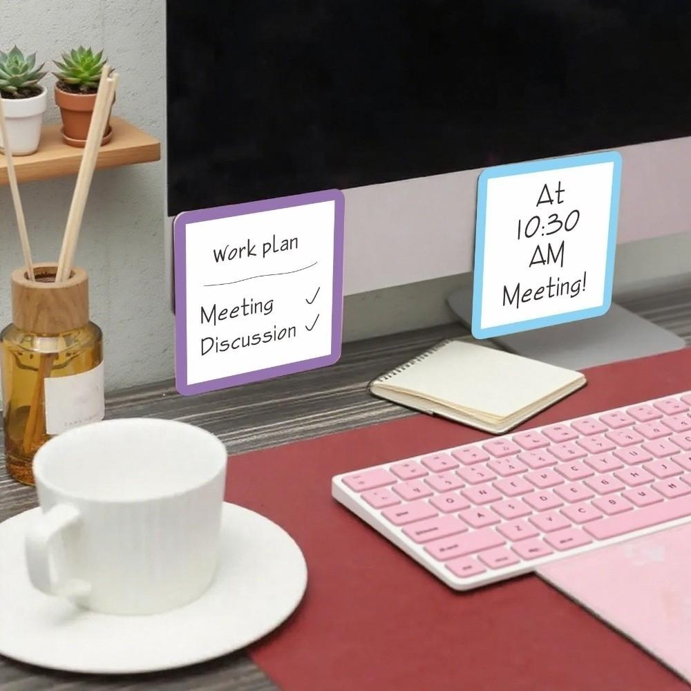 Writable Memo Boards Multifunctional Magnet Name Tags Whiteboard Label Stickers Office