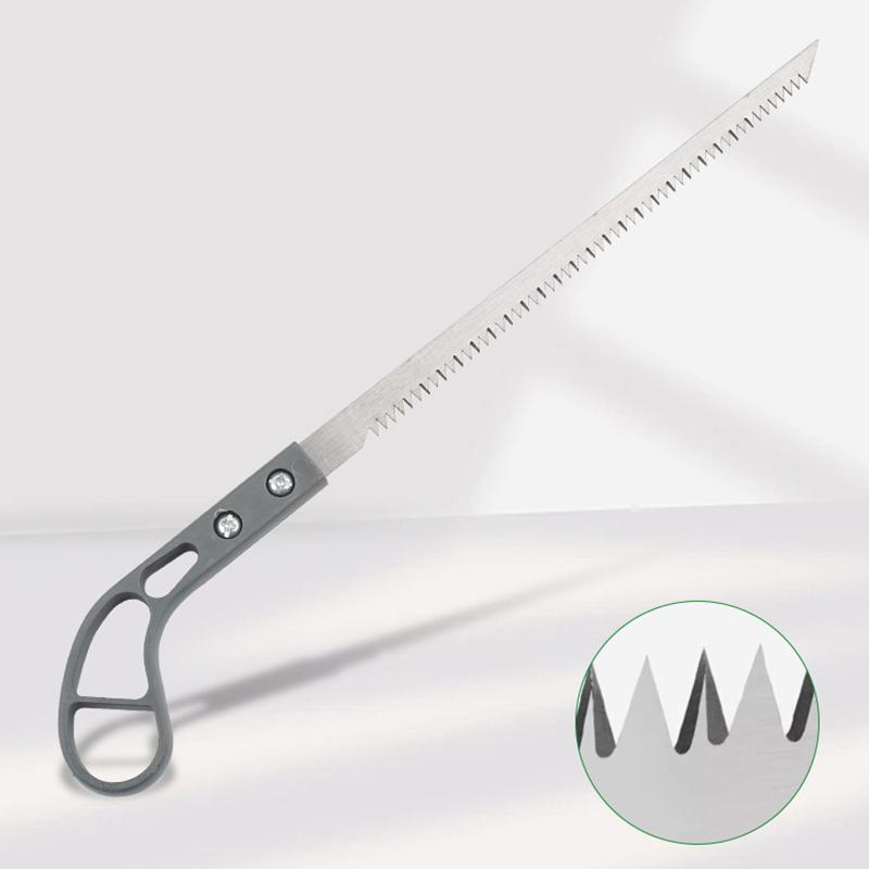 Piła ręczna ogrodowa 340 mm, stalowa piła SK5, z uchwytem ABS, wygodna do gięcia paneli ściennych