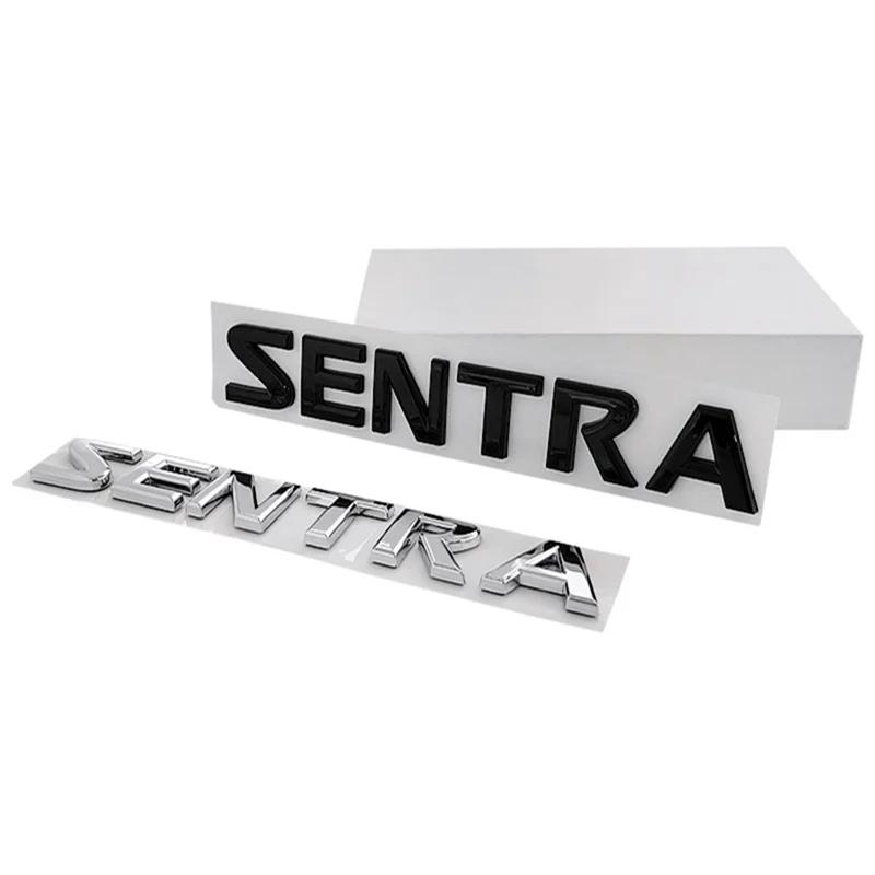 ABS Car Trunk Body Side Emblem Letter Rear Decal for  SENTRA Badge Auto Decoration Sticker Styling Exterior Accessories