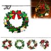 Christmas Tree Accessories Acrylic Garland Pendant, Double-sided Wreath Hanging Ornament, Lightweight Decorative Ornaments Decor with Lanyard