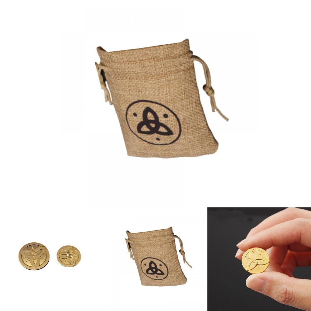 Zinc Alloy Genshin Impact Mora Coins Fine Workmanship And Clear Lines