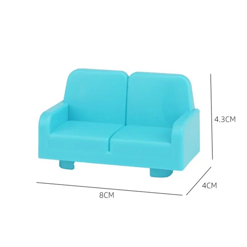 Big Building Blocks Play House Furniture Accessories Indoor Utensil Bed Compatible Large Bricks Assemble Toys Children Kids Gift