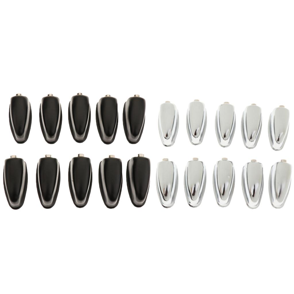10 Pcs Iron Snare Drum Lug Bass Drum Claw Hooks Percussion Instrument Parts Accessories