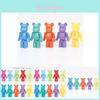 Animated Pvc Bear Model Collectible Figurine 11cm Assorted Colors For Display