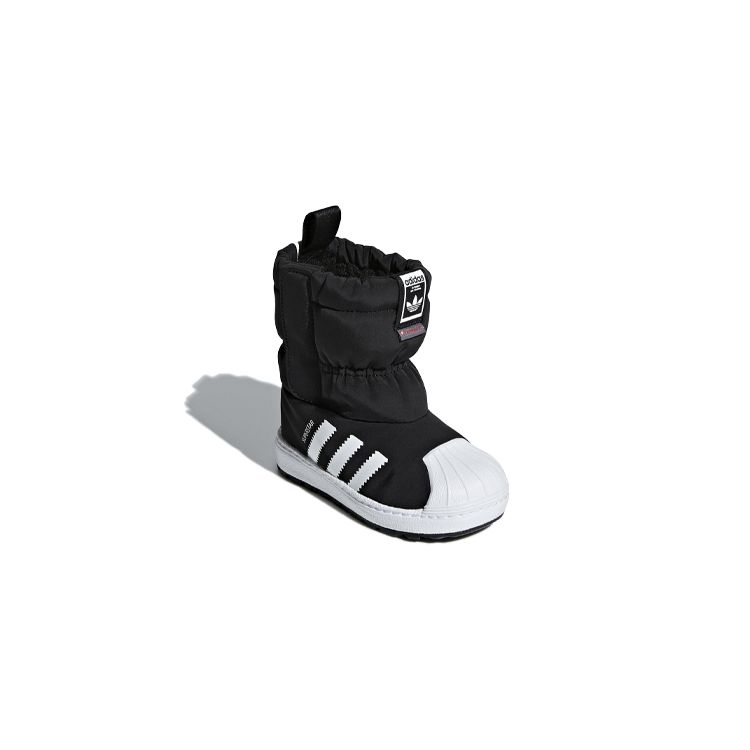 Adidas Originals SST Winter Cf I Comfortable Non-Slip Durable High-Top Kids Shoes Kids Shoes Black B22502