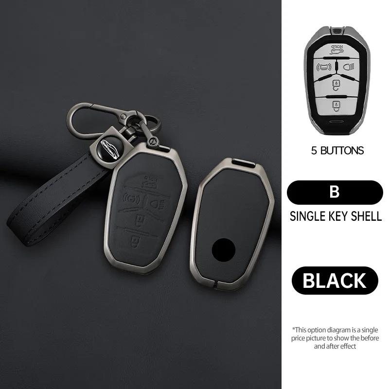 

Zinc Alloy Car Remote Key Case Cover Shell Fob Keyless Protector Holder For Ssangyong Rexton Y400 Y450 G4