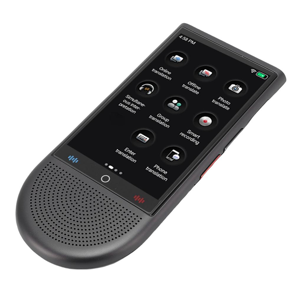 AI Smart Translator 4in Touchscreen 1GB 16GB Real Time 2 Way Translation 138 Languages Online Translation Portable