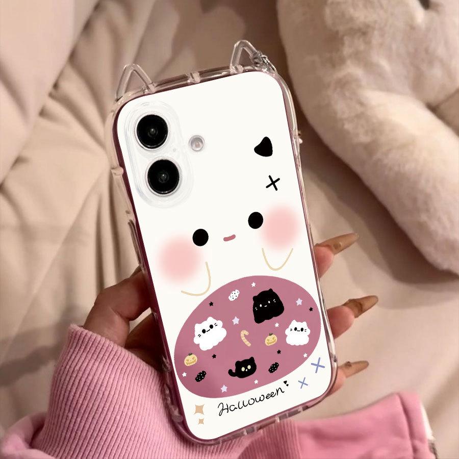

Cat Ears Transparent Phone Case for Apple iPhone 11-15 Pro Max Apple 13 Pro