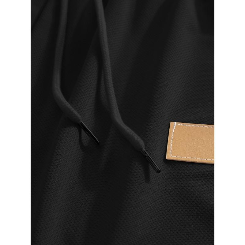 Spring Fashion Straight Casual Trousers Men's Sweatpants Drawstring Elastic Waist Micro Loose Neutral Wind Sports Trend Versatile